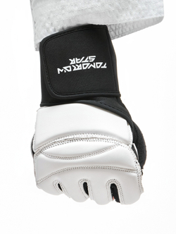 Перчатки для тхэквондо Tomorrow Star Vortex черно-белые