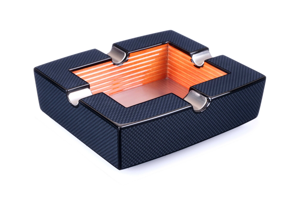 Пепельница сигарная Lubinski на 4 сигары, Карбон