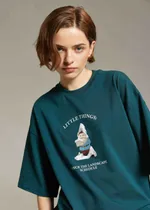 Футболка Called a Garment Landscape Изумрудная