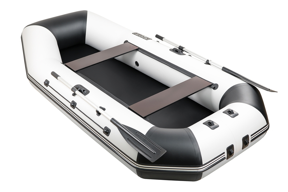 Броня-280 М белый-черный (лодка ПВХ с усилением)