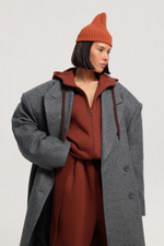 Пальто-пиджак макси