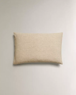 ZARA HOME ЛЬНЯНАЯ НАВОЛОЧКА, ОХРА