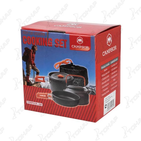 Набор посуды (CAMPSOR-400) CAMPSOR