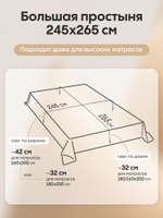 КПБ Однотонный Сатин Элитный OCE005, 2 спальный, 4 наволочки