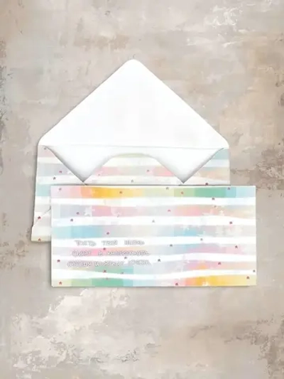 Конверт «Пусть твоя жизнь сияет в калейдоскопе счастья и ярких красок» Cn311