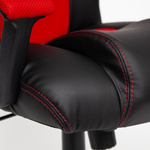 Driver Кресло (кожзам/ткань черный/красный)