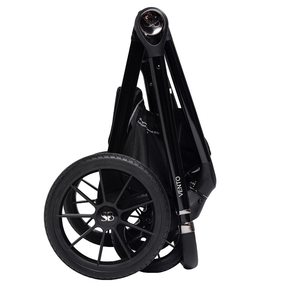 Детская коляска Sweet Baby Vento Black 2 в 1 Black