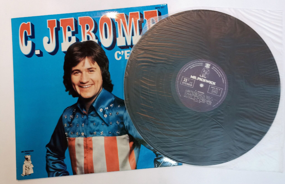 Винтажная виниловая пластинка LP C.Jerome CEst Moi (France 1975)