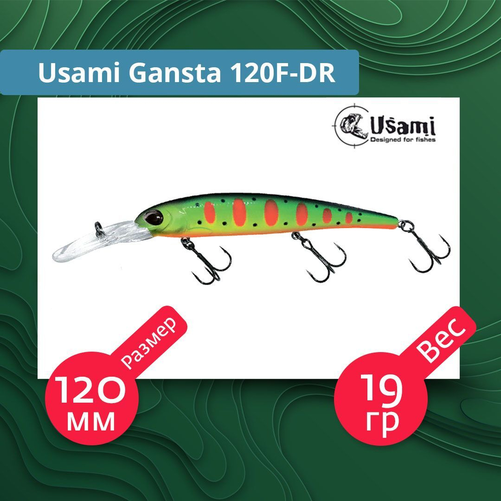 Воблер для рыбалки Usami Gansta