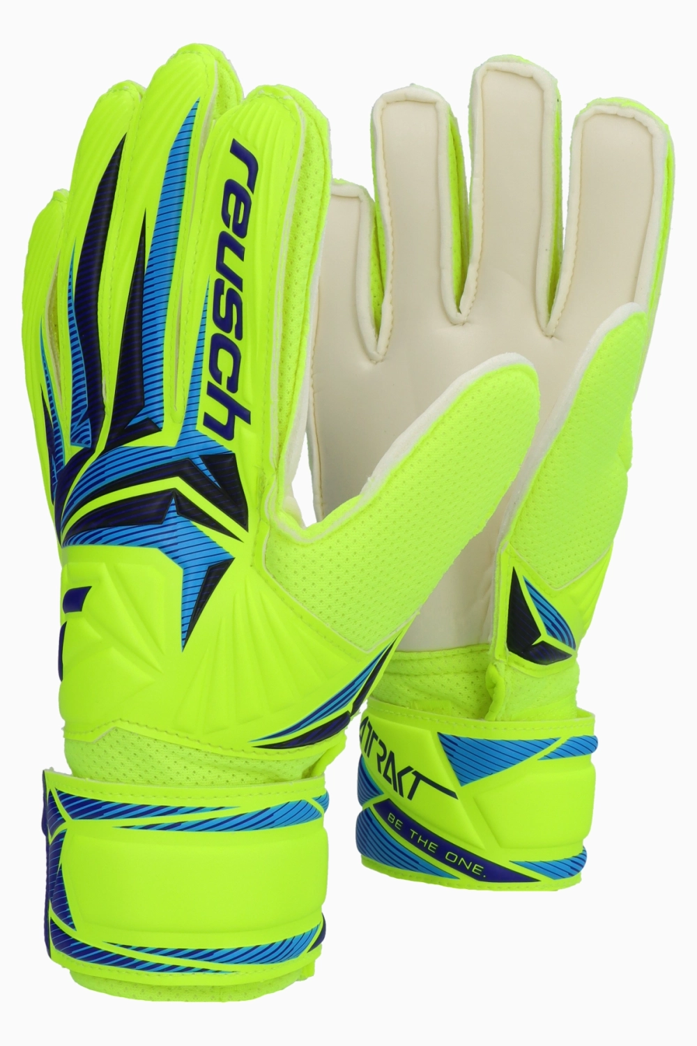 Вратарские перчатки Reusch Attrakt Solid Junior - зеленый