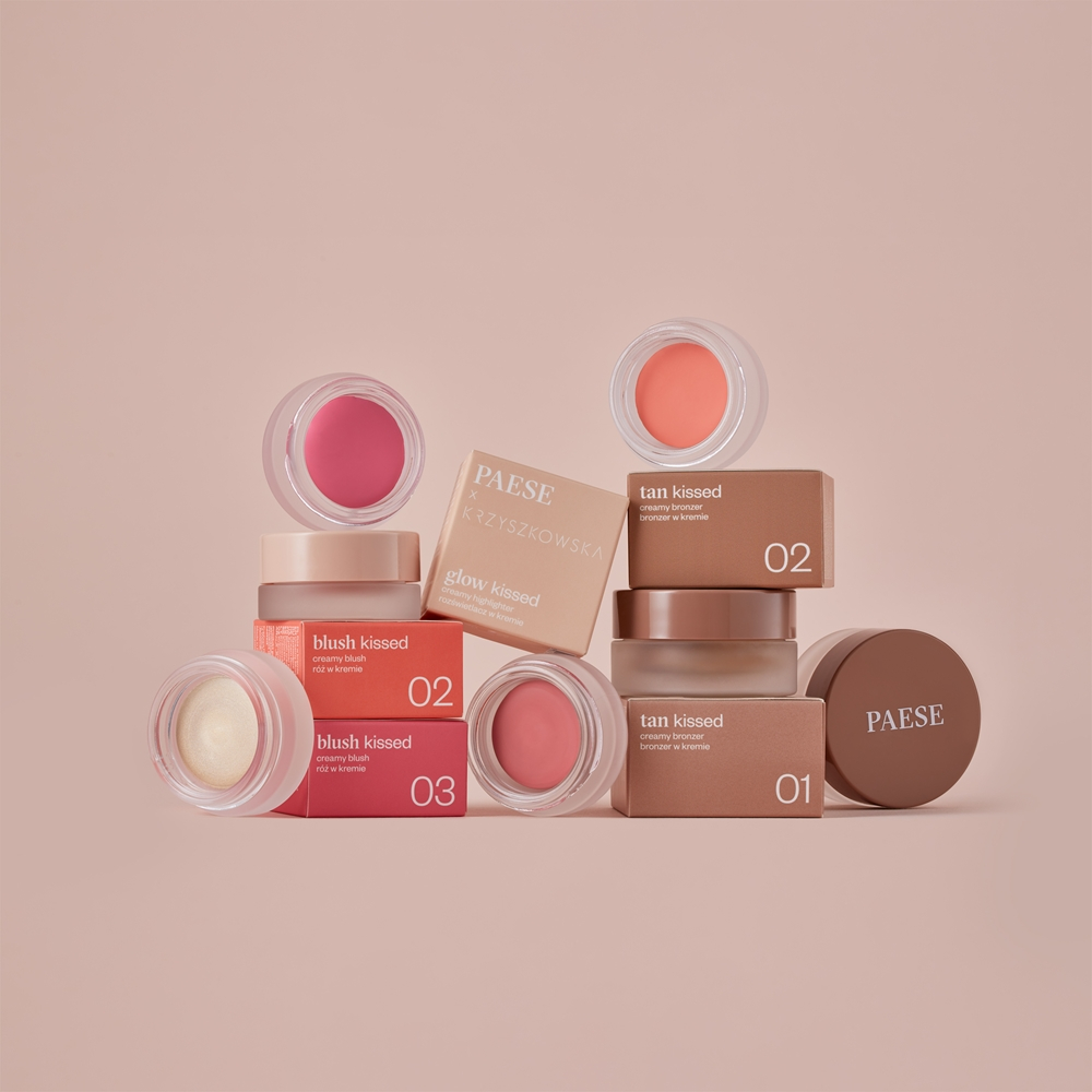 Paese Creamy Blush Kissed - Румяна для щек в креме 03, 4 g