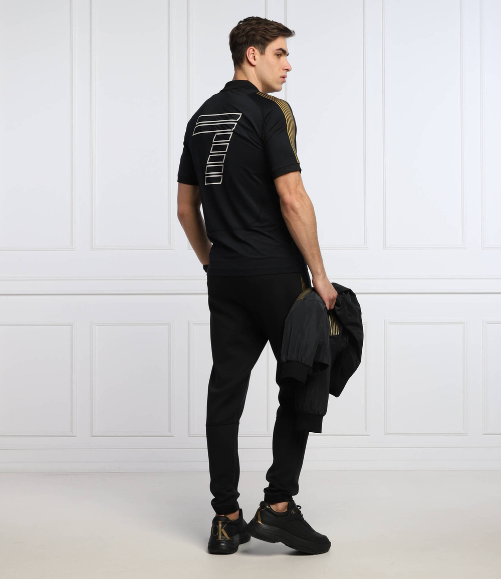 поло EA7 - темно-синий(3LPF61 PJEYZ)