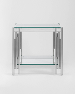 Журнальный столик 55*55 ГЭТСБИ серебро