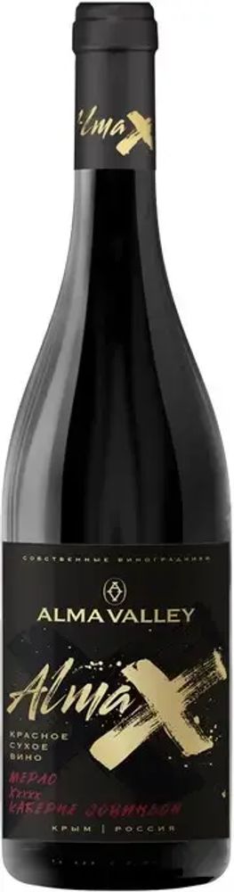 Вино Альма Икс Мерло Каберне Совиньон Вино Альма Икс Мерло Каберне Совиньон