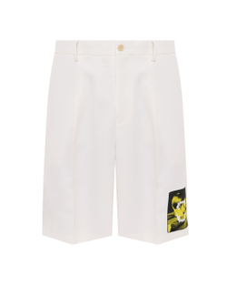 UNDERCOVER ШОРТЫ БЕЛЫЕ С НАШИВКАМИ