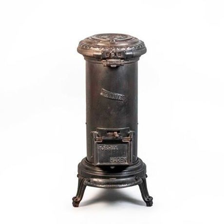 Винтаж: Антикварная чугунная печь