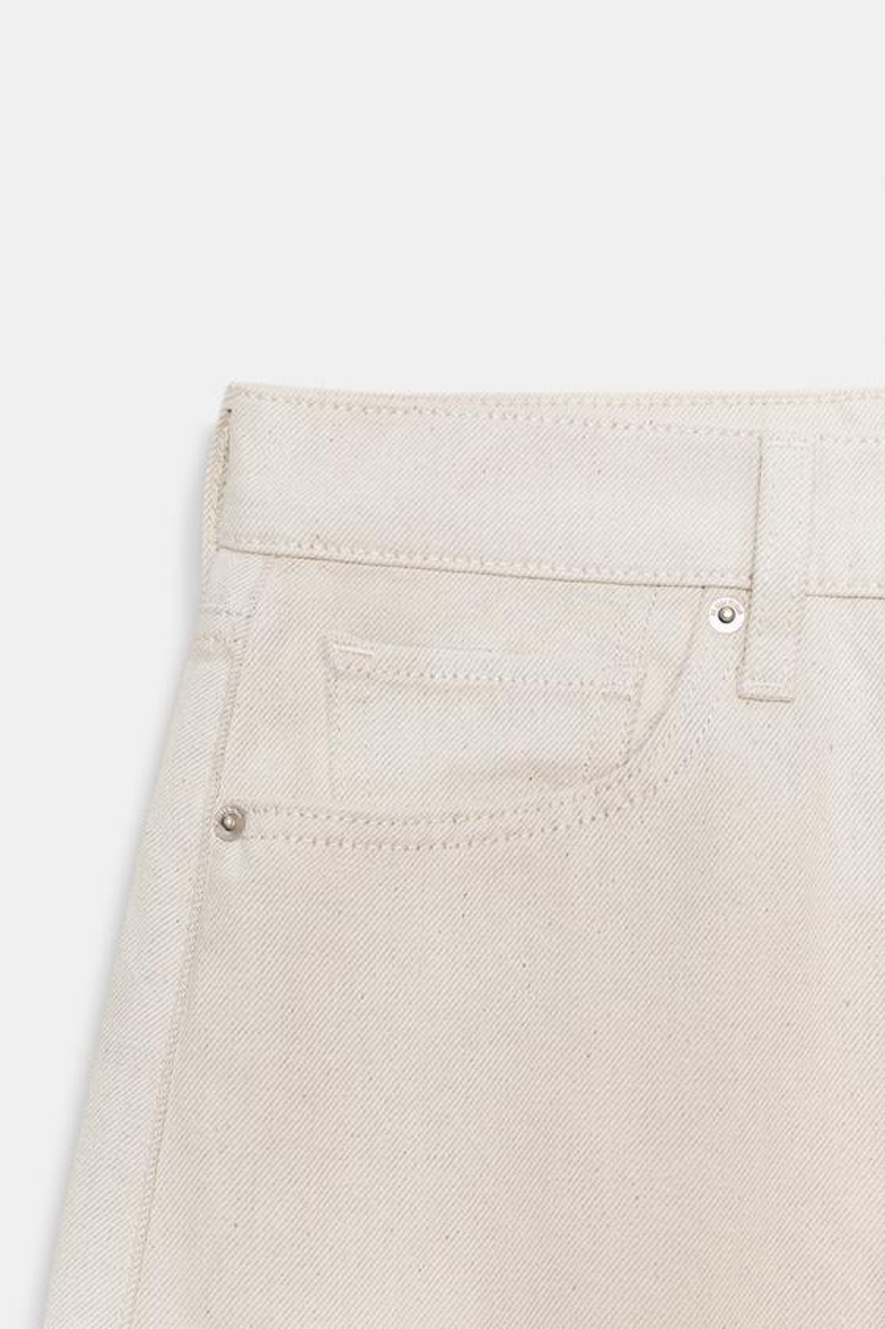 ZARA ДЖИНСЫ ZW COLLECTION CULOTTE СО СРЕДНЕЙ ПОСАДКОЙ, КАМЕННО-СЕРЫЙ