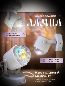 Светильник настенный с проекцией