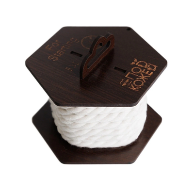 Хлопковая белая веревка для шибари на катушке 5 м