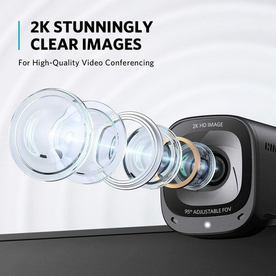 Веб-камера Anker PowerConf C200 2K 2048x1080 USB (A3369011) Black