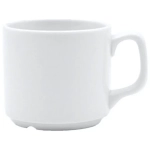 Кружка фарфоровая 250мл штабелируемая Белье
