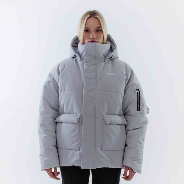Куртка DD24 серая - фото 2