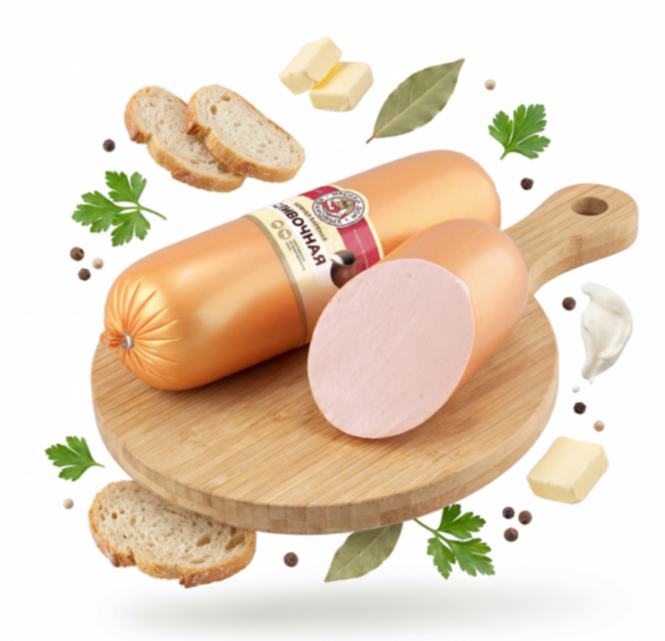 Колбаса Сливочная п/а (1 кг), Мясной дом Ивановых
