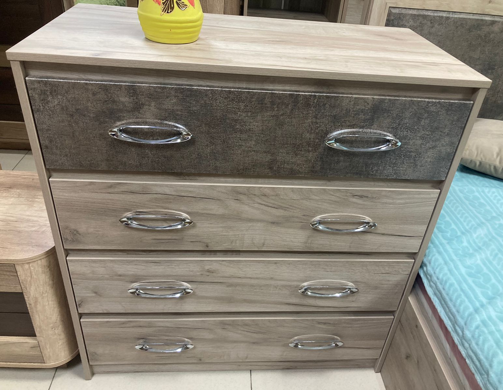 Комод Дакота серый крафт/тиз серый