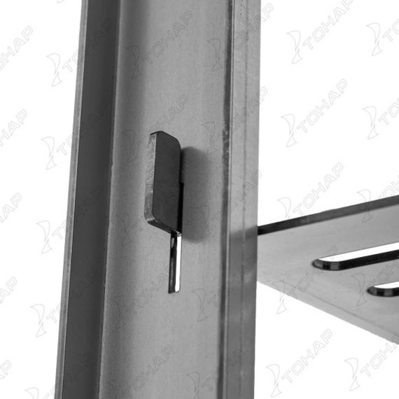 Мангал разборный Тонар со столиком и подставкой под казан (2мм, сумка)