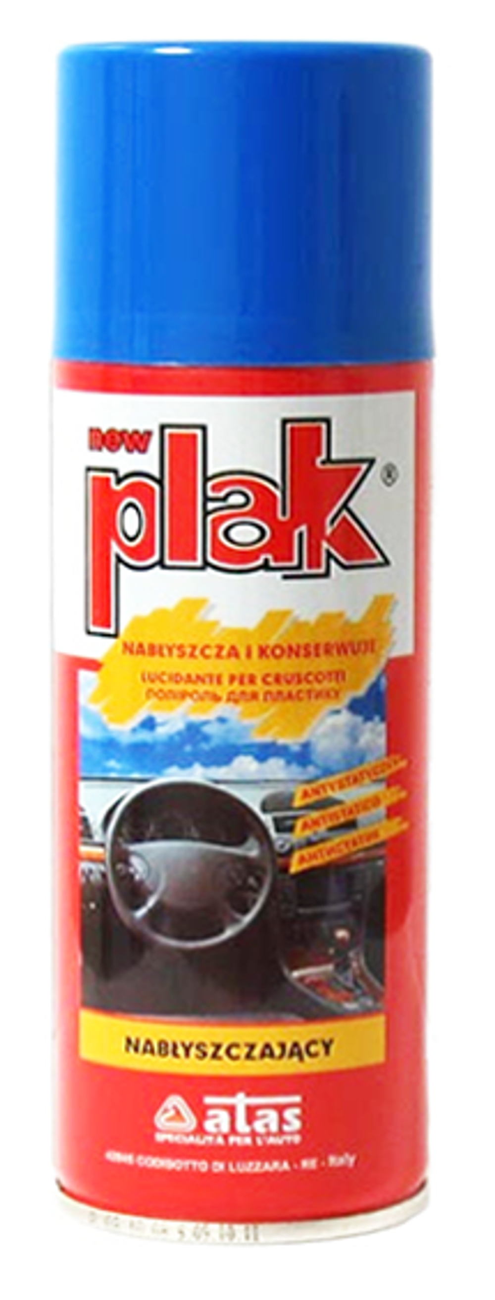 Полироль пластика Atas Plak, лаванда, аэрозоль, 200 мл