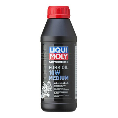 Liqui Moly, fork oil 10W medium. 500cc