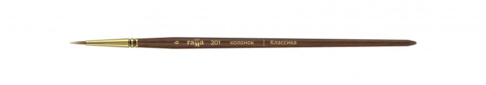 Кисть колонок Гамма "Классика" круглая №6