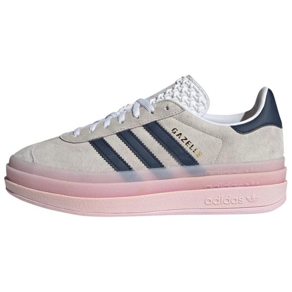 adidas originals GAZELLE BOLD Кроссовки для скейтбординга Низкие Серо-розовые Женские