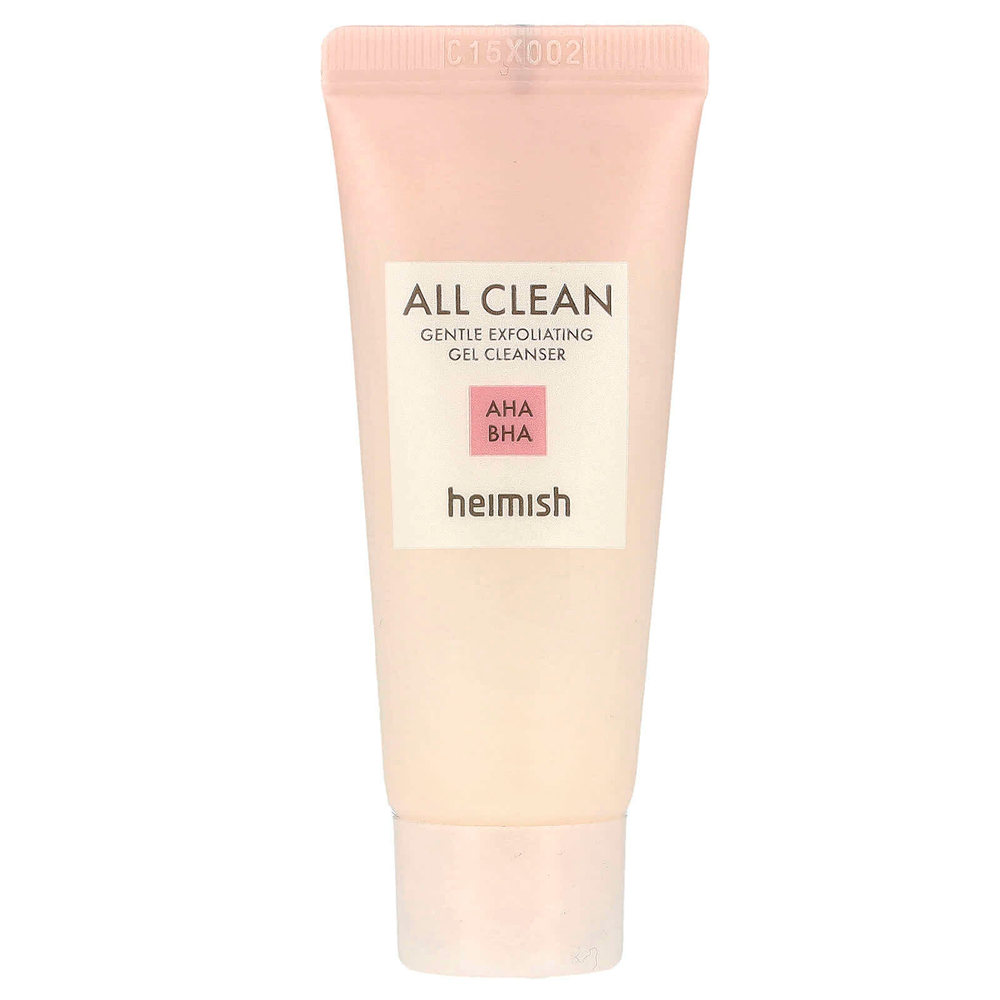 Heimish, All Clean, мягкое отшелушивающее очищающее средство, AHA и BHA, 20 мл (0,67 жидк. Унции)