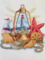 Набор для вышивания крестом Искусница "С мечтой о море"
