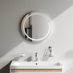 Универсальное зеркало с контурной LED-подсветкой, ИК- сенсором, круглое, 50 см AM.PM X-Joy M85AMOX0501WG