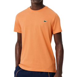 Теннисная футболка Lacoste Ultra Dry Crocodile Graphic - blossom/angie