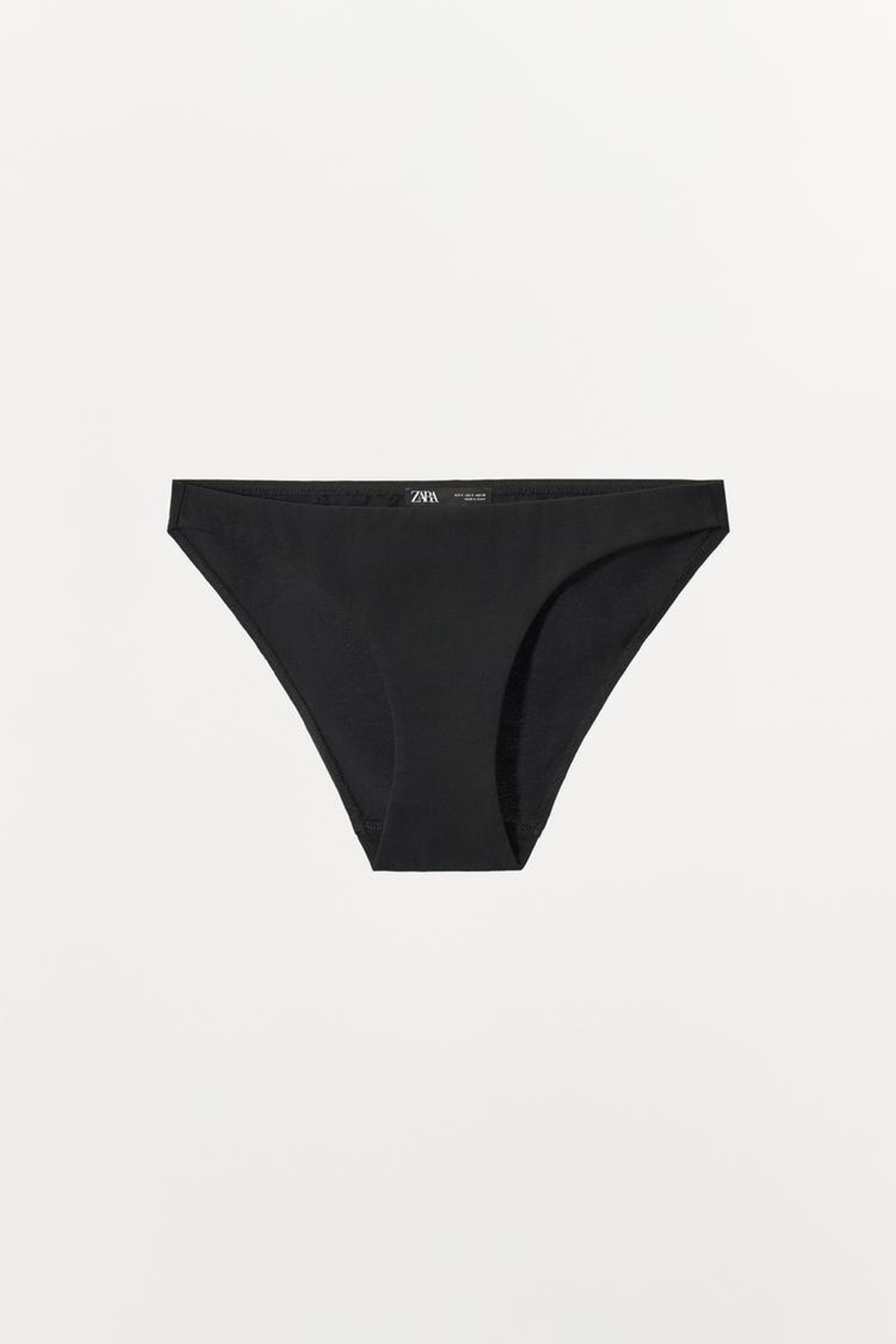 ZARA ТРУСЫ ИЗ МОДАЛА С ШИРОКИМИ ВЫРЕЗАМИ, ЧЕРНЫЙ