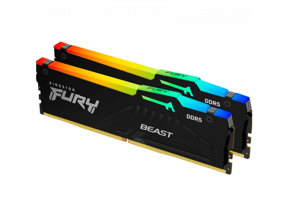 Оперативная память Kingston Fury KF552C40BBAK2-32, DDR5 2х 32ГБ 6200 МГц, DIMM, RTL