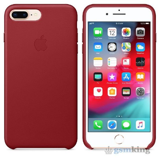 Apple Leather Case iPhone 8/7 Plus Product Red (Красный)