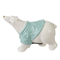 GAEM Копилка "Белый Медведь мечтатель", L18 W8 H12,5 см