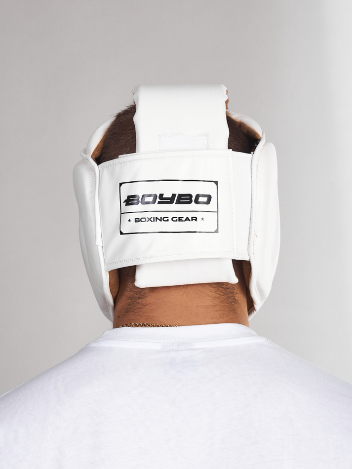 Шлем BoyBo для карате, BH100 белый