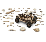 БАГГИ, BUGGY от TARG - деревянный конструктор, сборная модель, Внедорожник 3d пазл, собрать своими руками