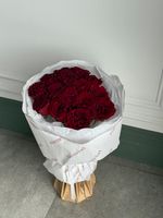 Букет из красной розы ХЕРТС 15 шт