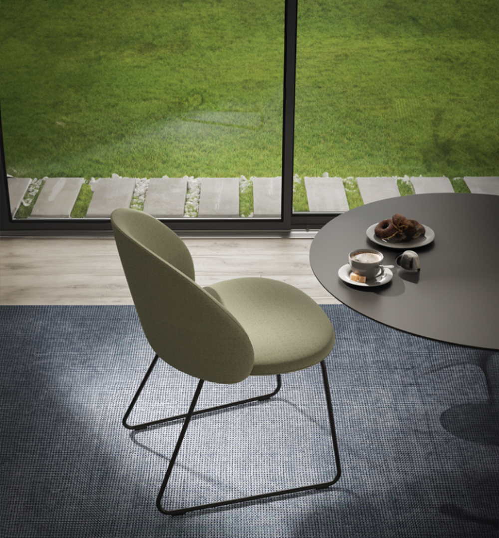 Стул с обивкой Papatya Glera-S Sled