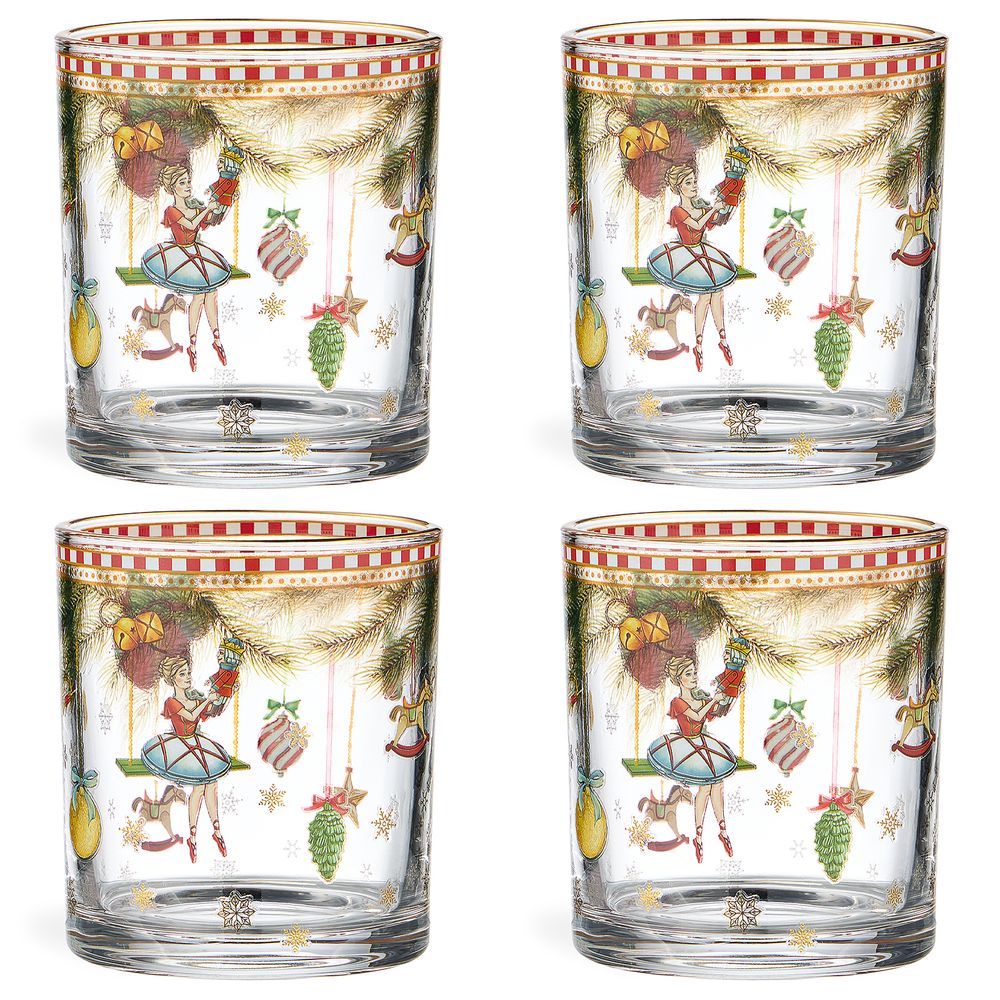 НАБОР СТАКАНОВ ИЗ 4-Х ШТ. "ЩЕЛКУНЧИК" 320 МЛ