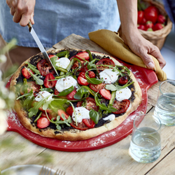 Камень для пиццы гладкий Emile Henry Burgundy, 36.5 см