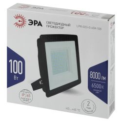 Прожектор светодиодный уличный ЭРА LPR-023-0-65K-100 100Вт 6500K 8000Лм IP65
