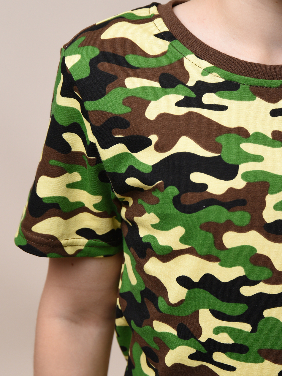 Футболка для мальчика камуфляжная