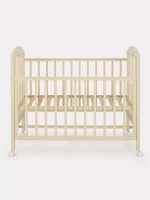 Кровать детская 120*60 "СИЛЬВИЯ"-2 (арт.44) кол/кач (слоновая кость)